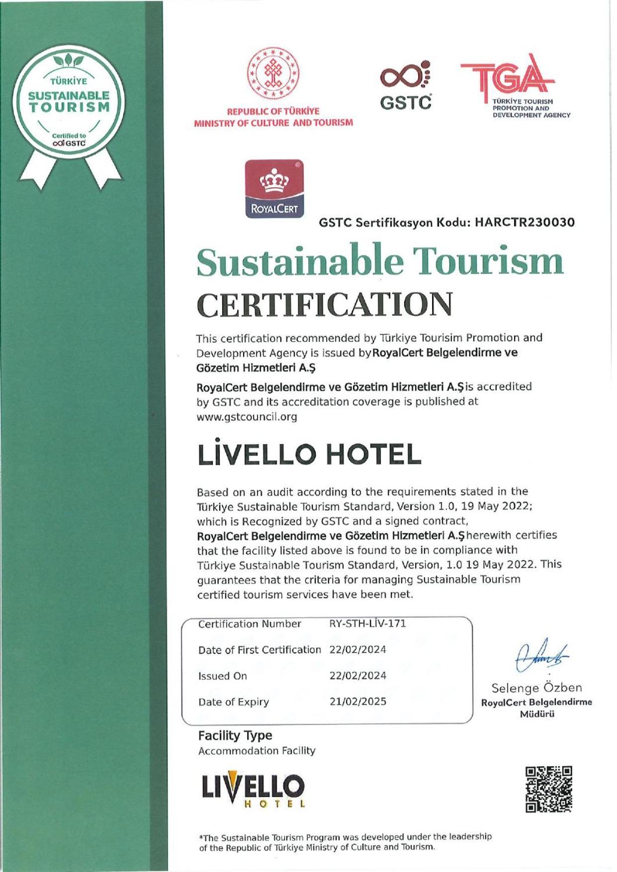Livello Hotel Stambuł Zewnętrze zdjęcie